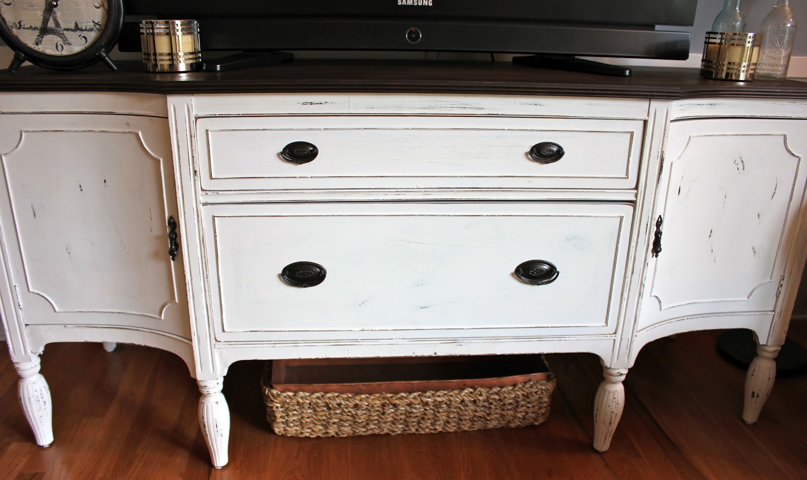 My Passion For Decor Craigslist Buffet Turned Media