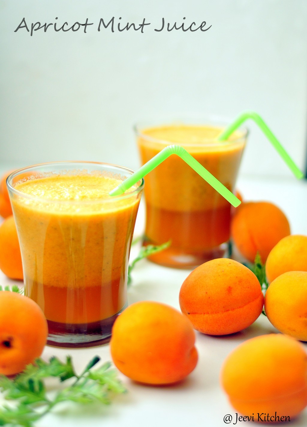 Jeevi Kitchen Apricot mint juice