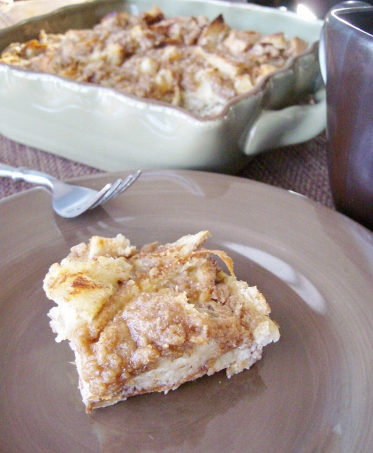 The Foodie RD Cinnamon Bread French Toast Casserole with Streusel Topping