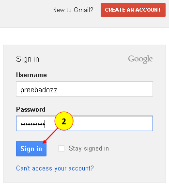 Sign-In-Gmail