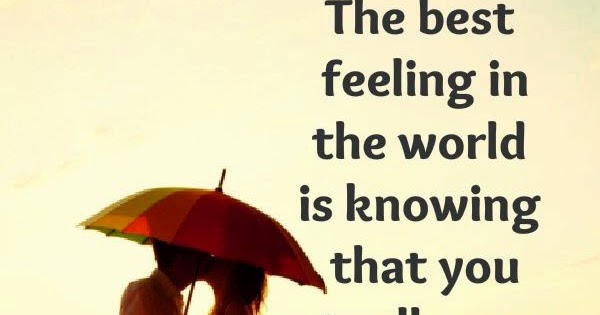 Collections Of Best Quotes: The best feeling