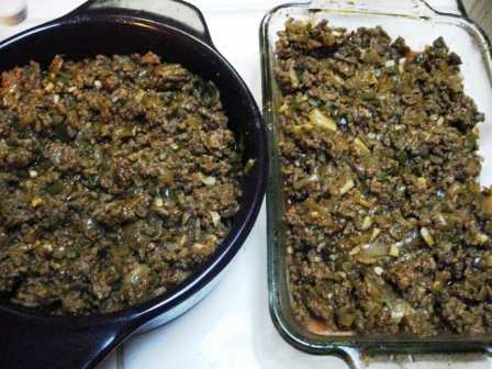 Add your ground beef mixture