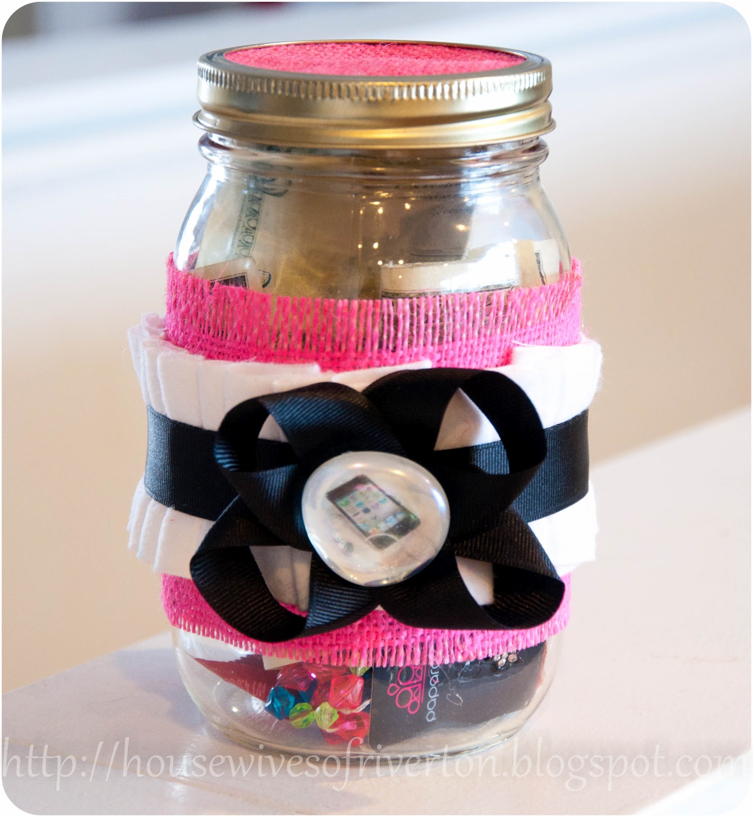 Jar Wrapping/ Jar Bank Housewives of Riverton