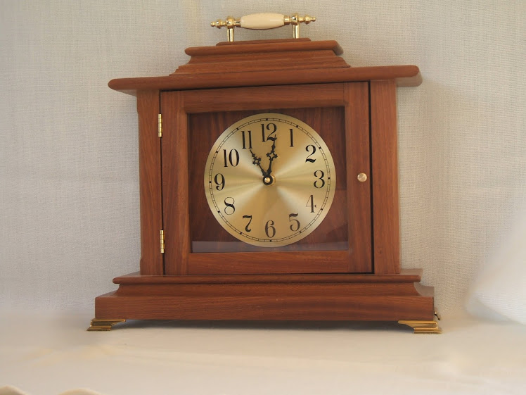 Mahogany Bracket Clock with Chime
