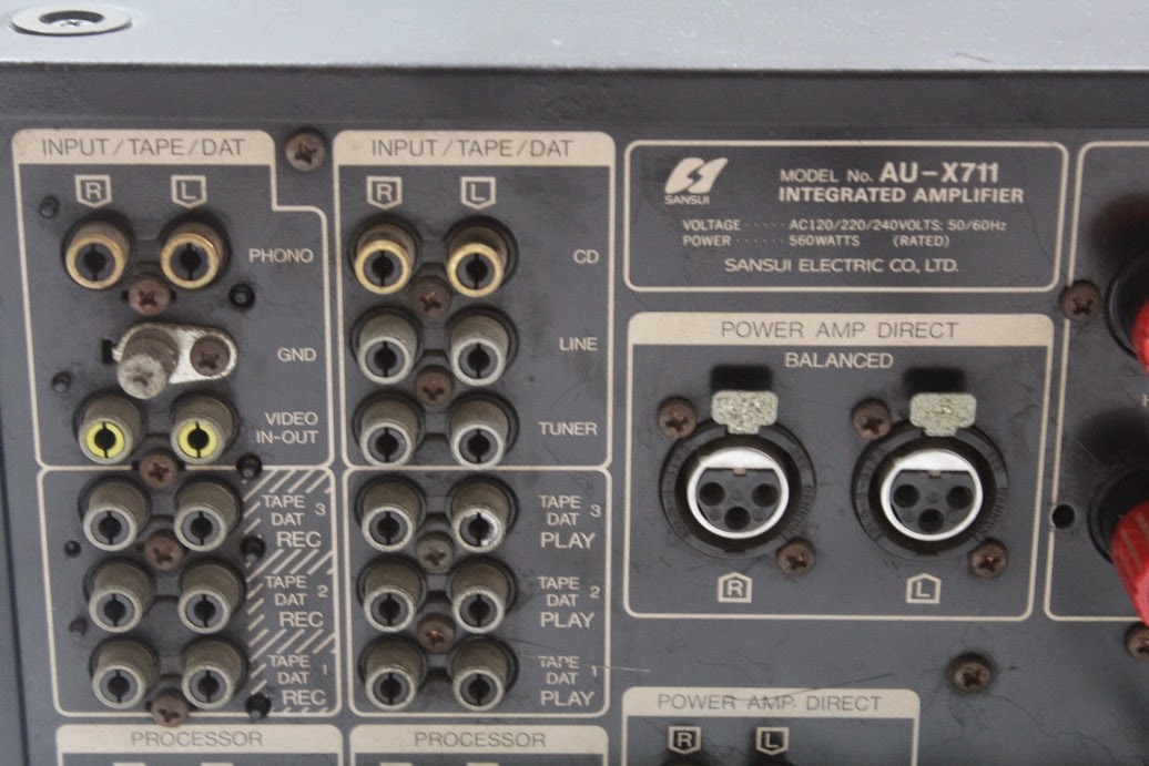audio2nd SANSUI AUX711 (STEREO AMPLIFIER)...TERJUAL