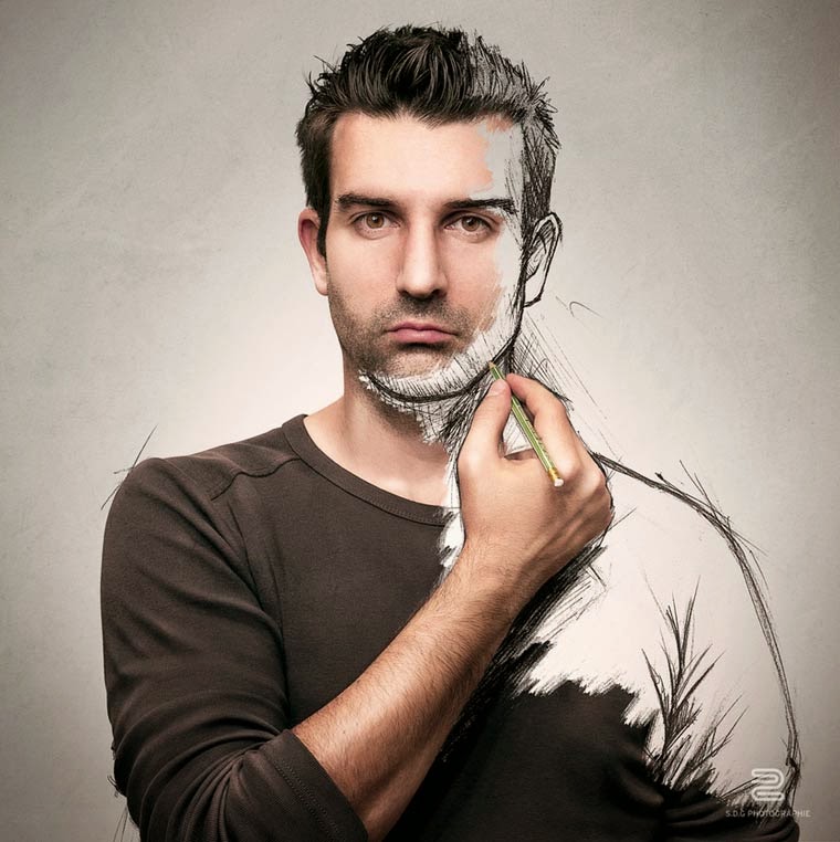 写真?イラスト?よく分からなくなる自画像写真集!