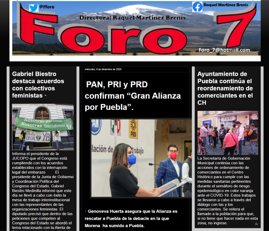 PAN, PRI y PRD confirman “Gran Alianza por Puebla”.