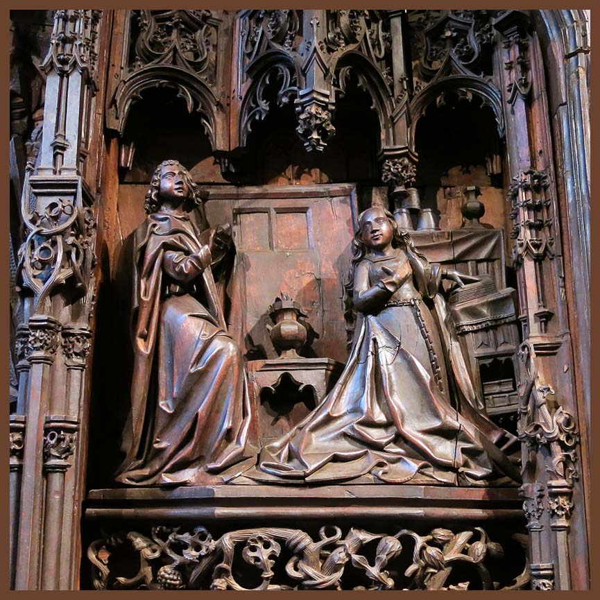 DOMVS PVCELAE: Theatrum: RETABLO DE LA VIDA DE LA VIRGEN, una delicada