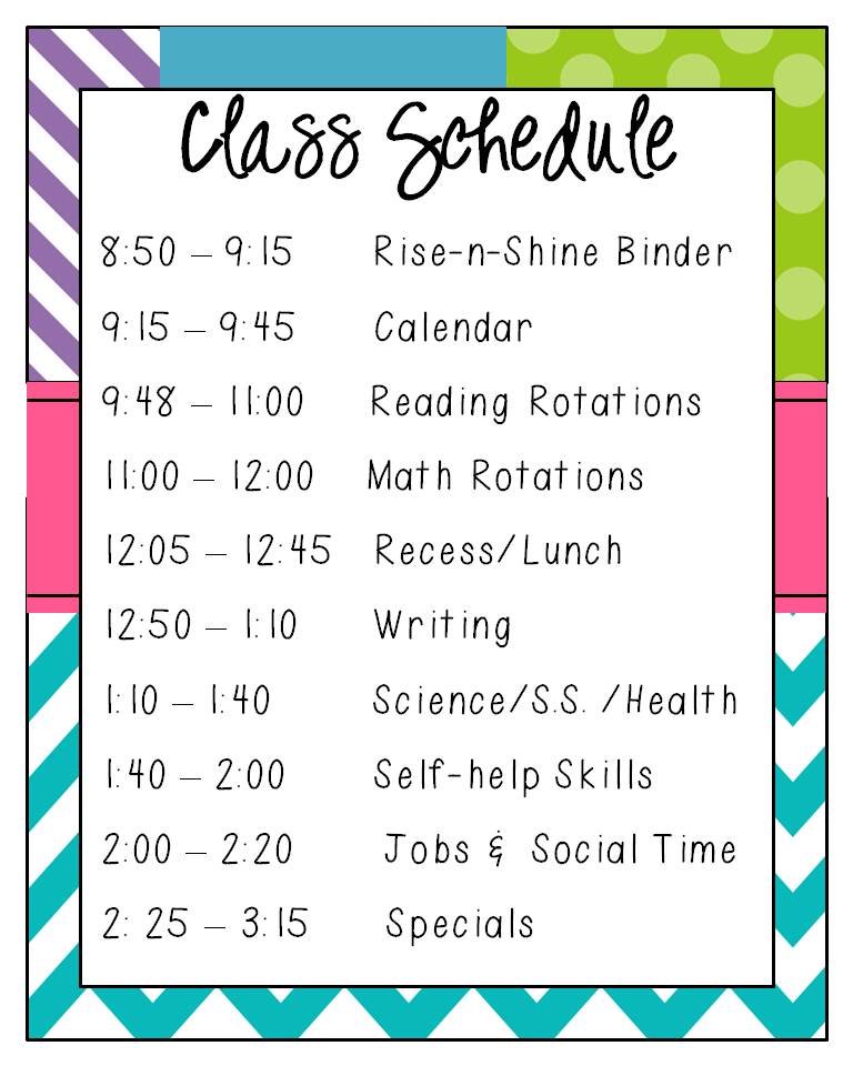 schedule your day
