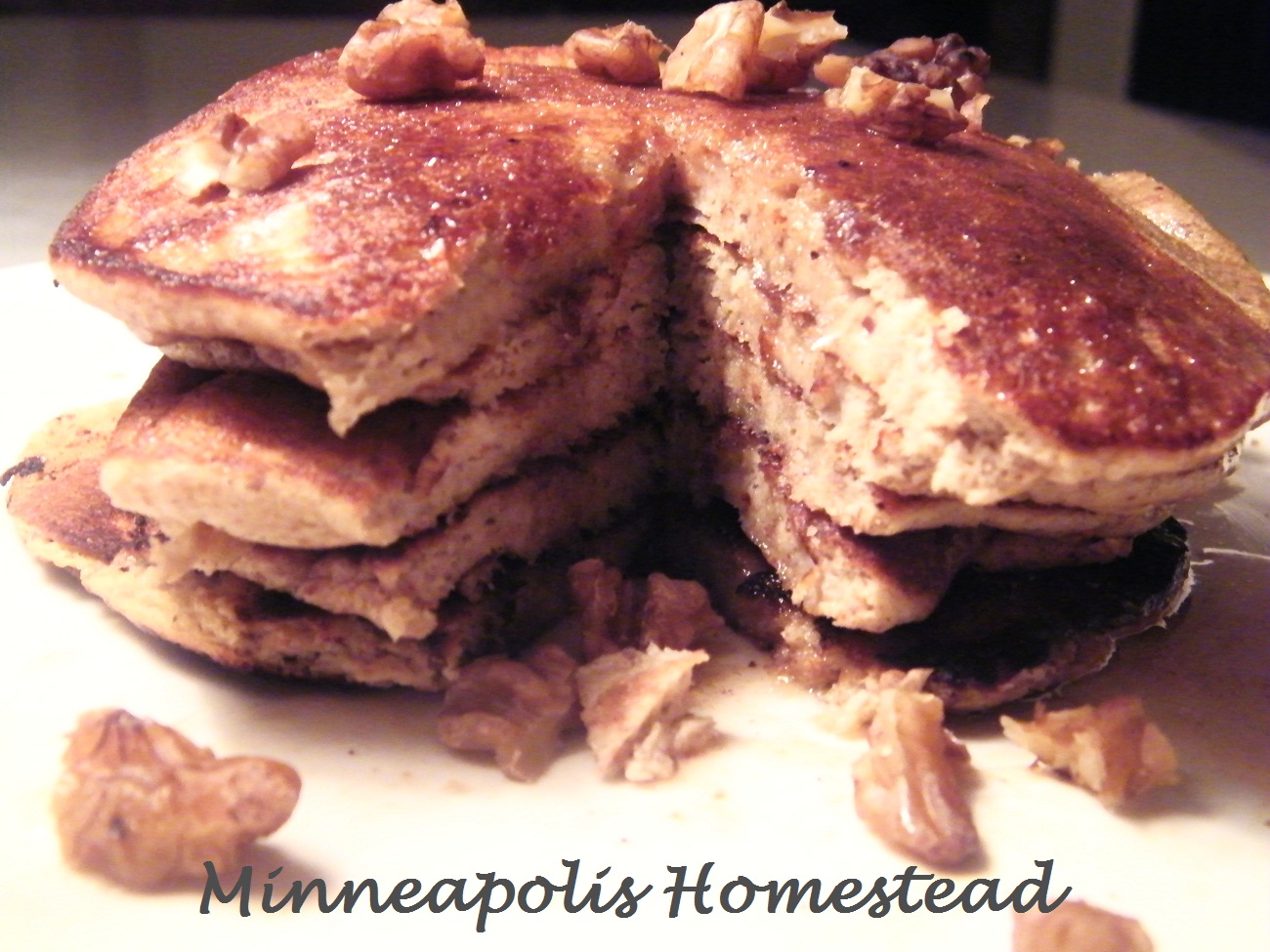 Fluffy Gluten and Grain Free Pancakes and waffles With Honey Cinnamon