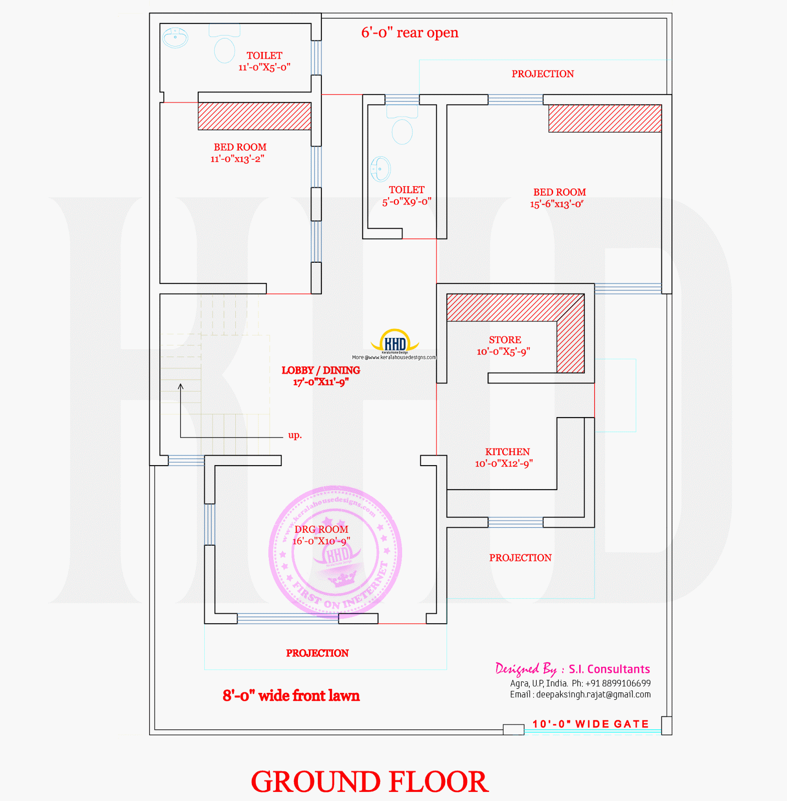 Ground Floor Plan | nice modern house with floor plan kerala home design and Ground Floor Plan | nice modern house with floor plan kerala home design and