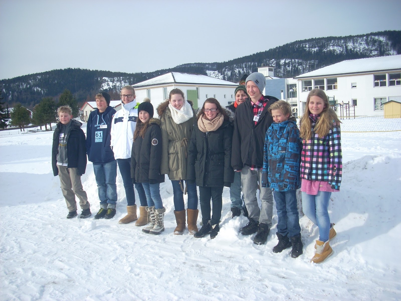 ma che bel castello Norvegia!...a scuola ancora