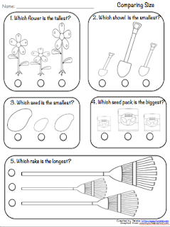Classroom Freebies Too: Comparing Sizes