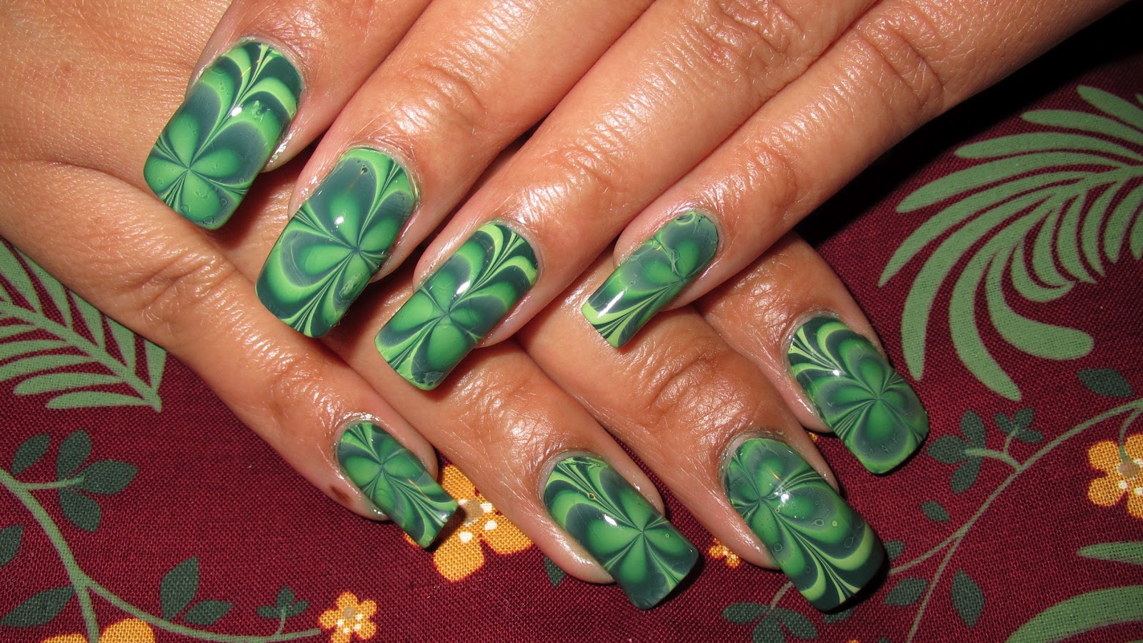 St. Patrick's Day Inspired Green Nail Design - wide 3
