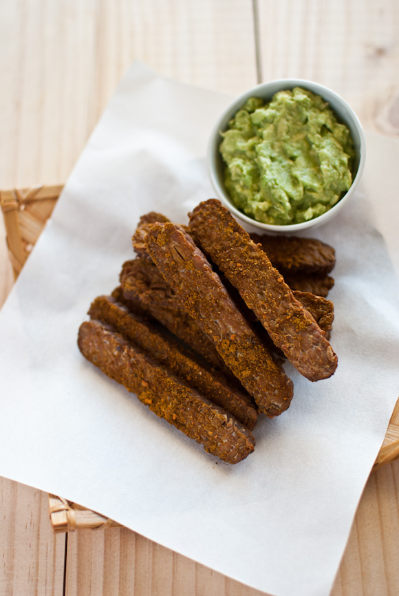Scandi Home Spiced tempeh chips