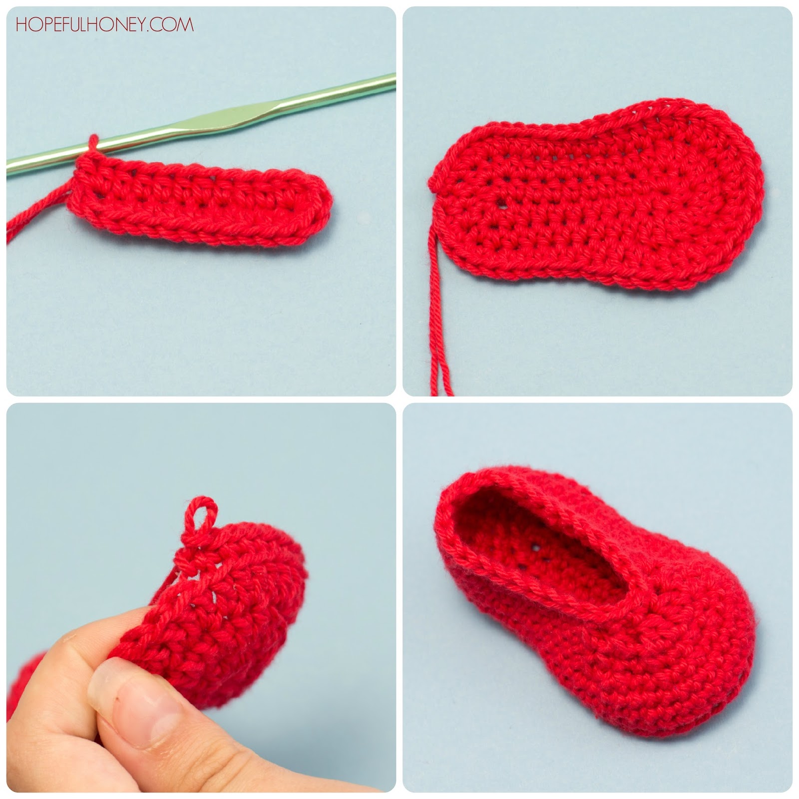   Craft, Crochet, Create: Elmo Inspired Baby Booties Crochet Pattern