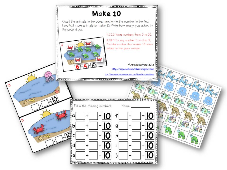 A special kind of class: Under the Sea Math