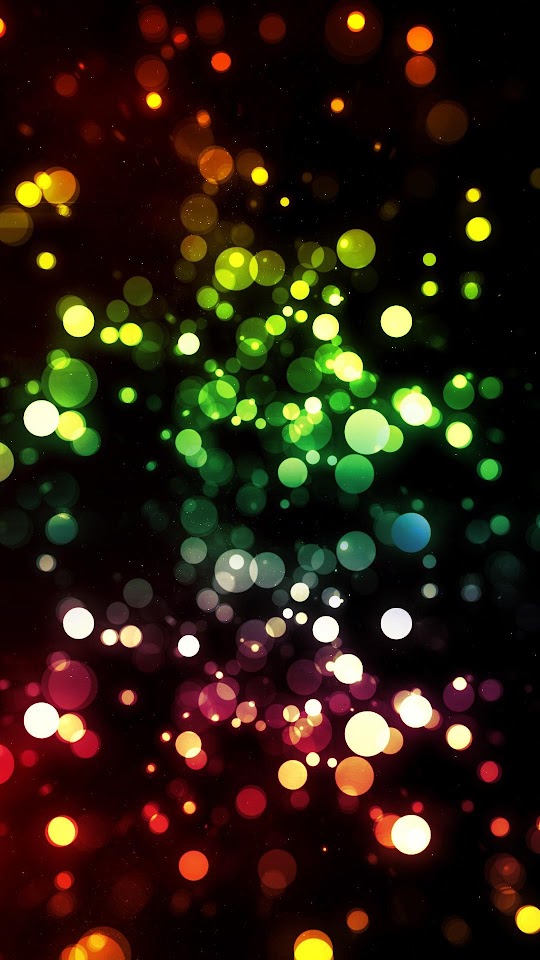Color Bokeh Lights Rainbow Colors  Android Best Wallpaper