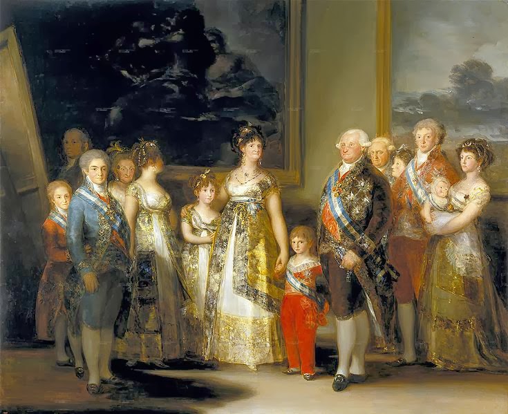 "La familia de Carlos IV"