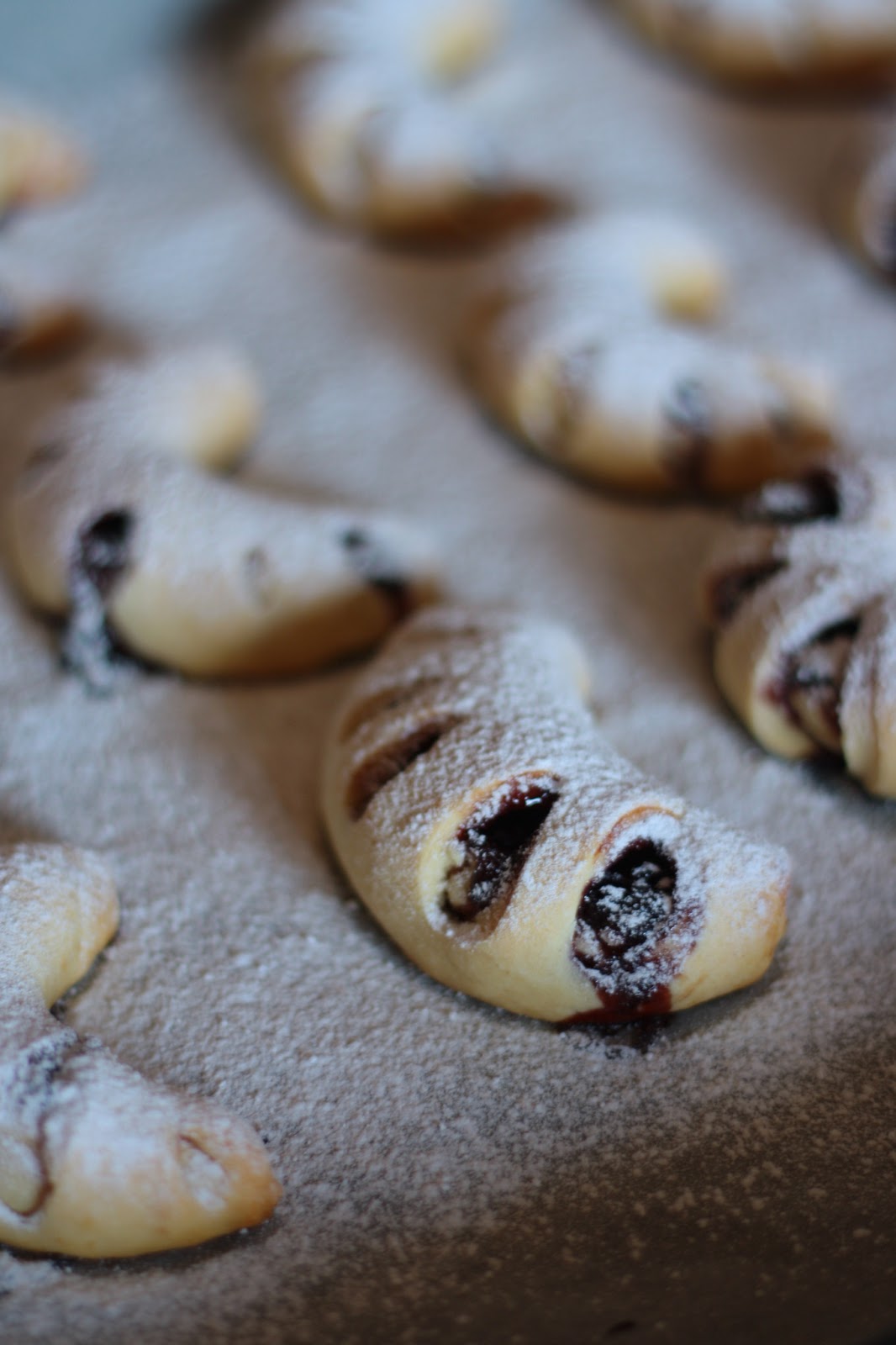 the Old Curiosity Shop Crescent Cookies with Plum Jam