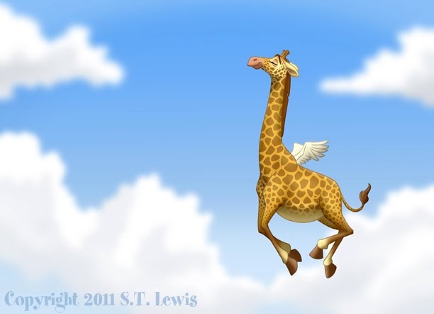 S.T. Lewis: Flying Giraffe