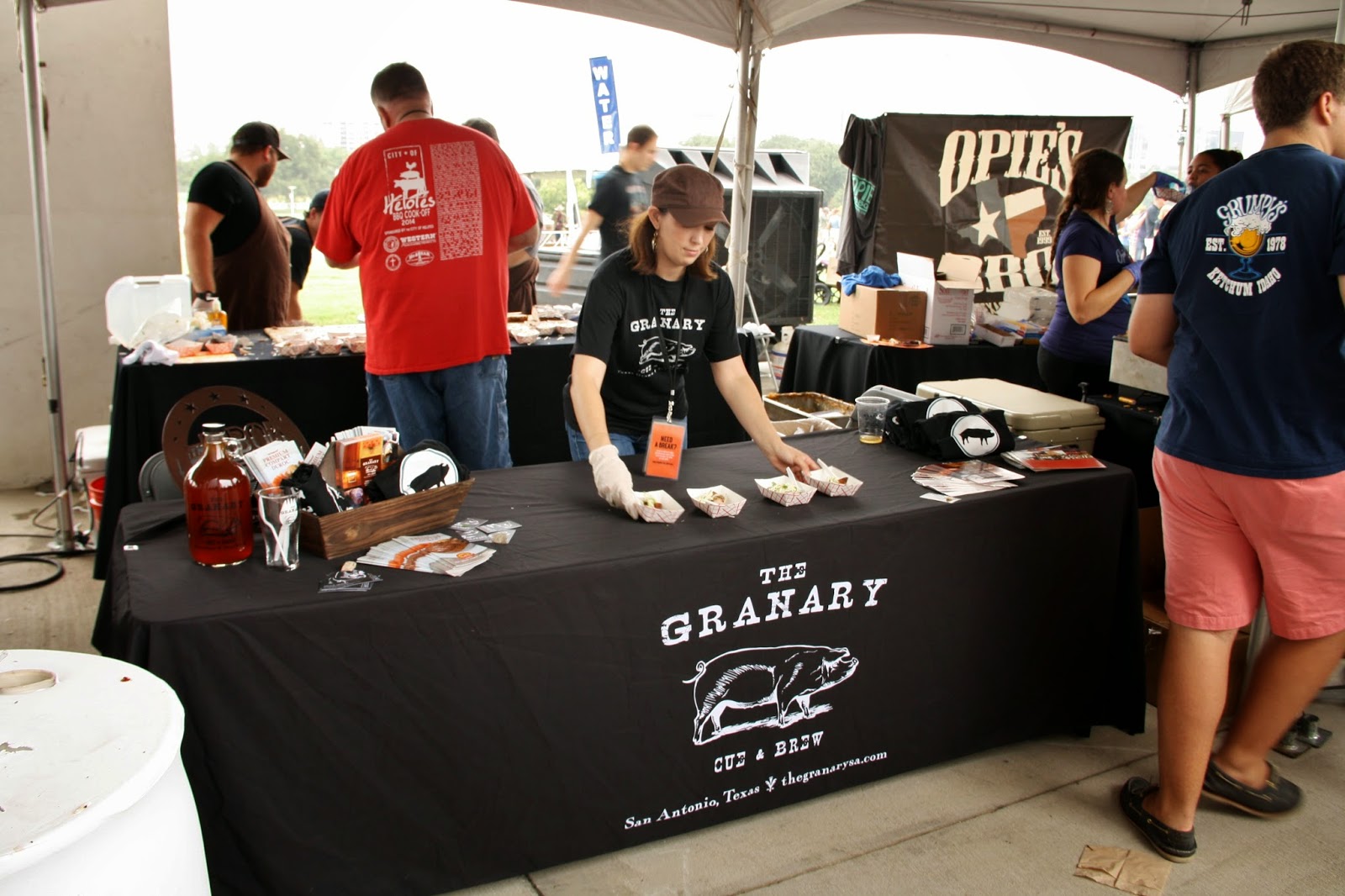 The Granary's booth at TMBBQ Fest