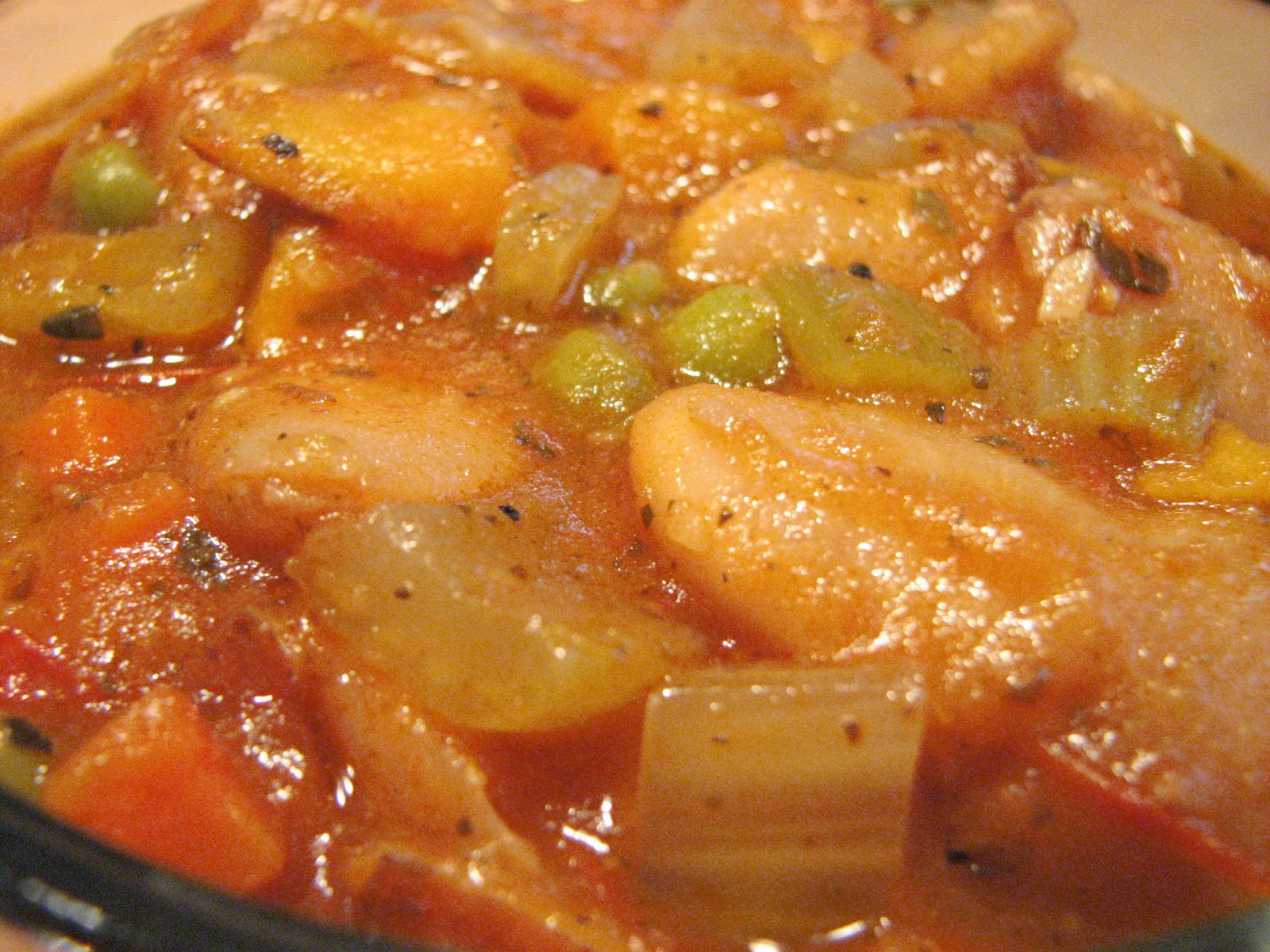 THE VOLUPTUOUS VEGETARIAN Crockpot Stew giant lima beans in the pink