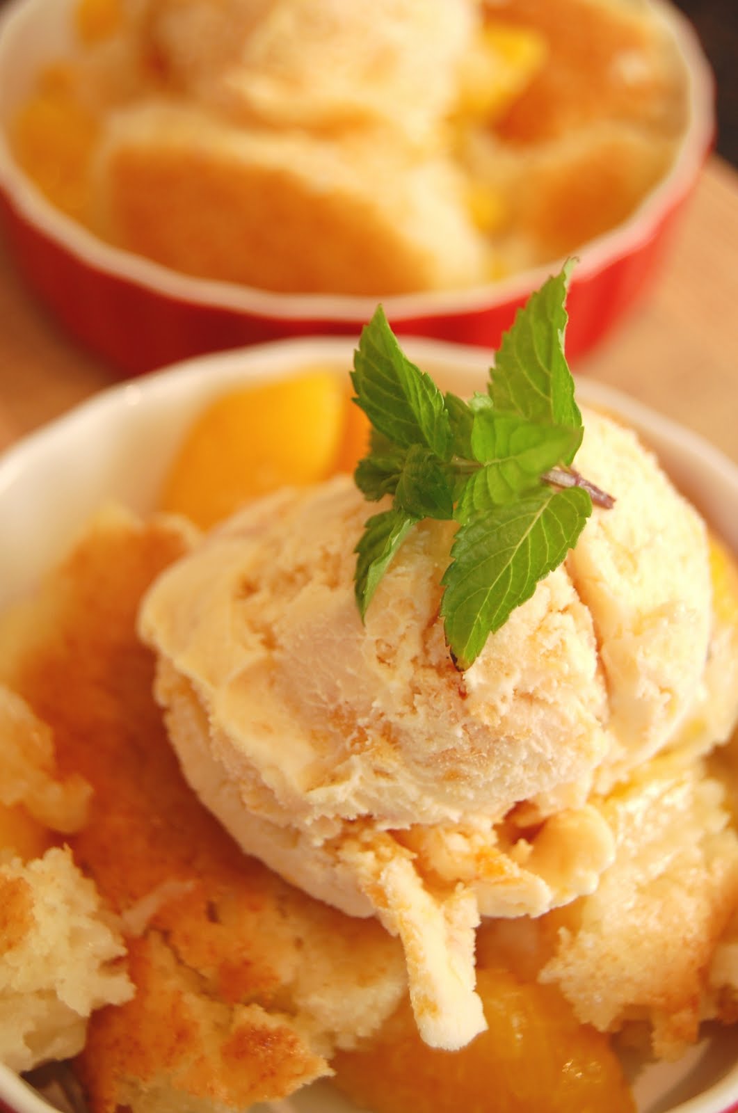 PromiseMe2....and A Lot About Food! Baked Peach Cobbler with PeachRum