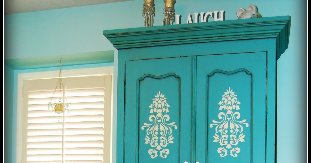 Turquoise Armoire
