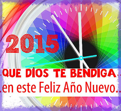 feliz año nuevo 2015 Feliz año nuevo 2015, imagen cristiana de Dios te bendiga, postales de fin de año.