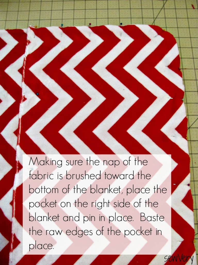 Cuddle Pocket Blanket Tutorial by sewVery Shannon Fabrics