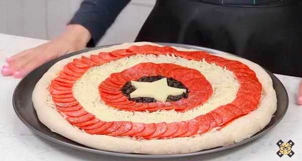 Pizza Capitán América