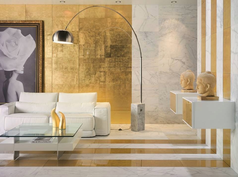 Eye For Design: Decorate With The White And Gold Combination For Trendy