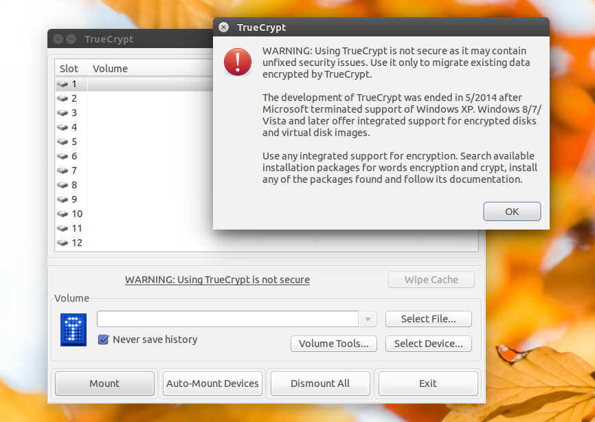 ubuntu truecrypt alternative ubuntu truecrypt alternative