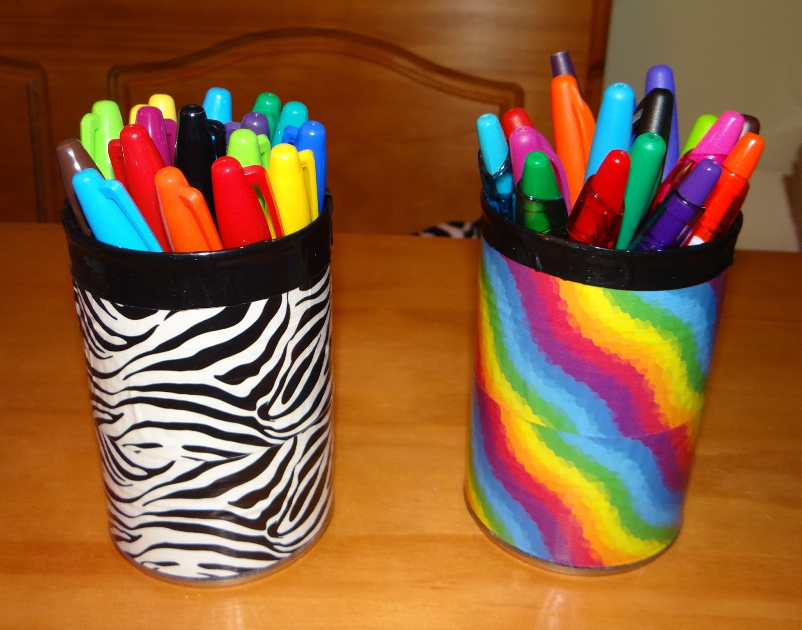 Amber's Craft a Week Blog Duct Tape Pencil Holder