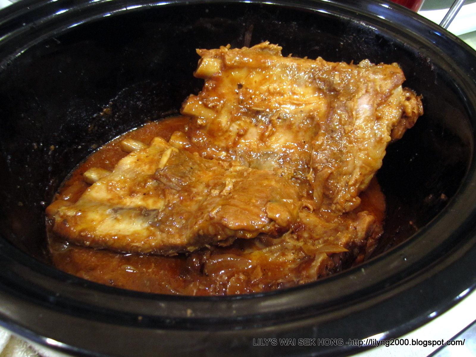 Lily's Wai Sek Hong Favorites Slow Cooker BBQ Pork Ribs
