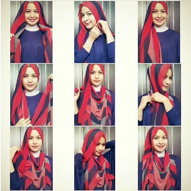 Cara Memakai Jilbab Modern Syar'i