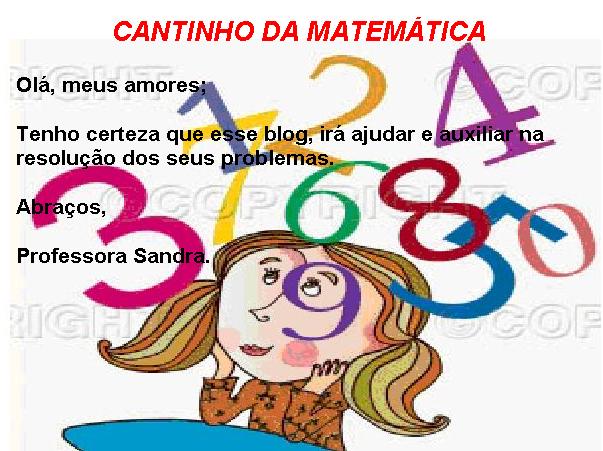 CANTINHO DA MATEMÁTICA