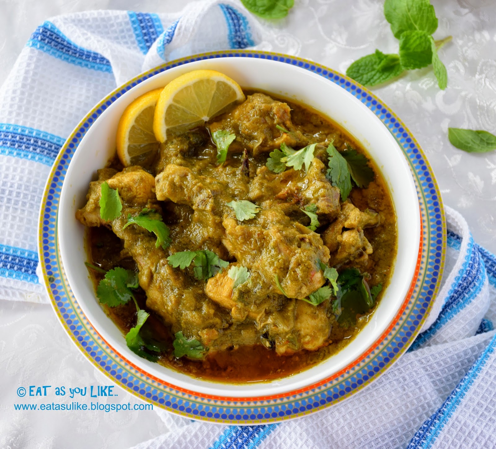 Eat as you Like FENNEL AND CORIANDER CHICKEN CURRY