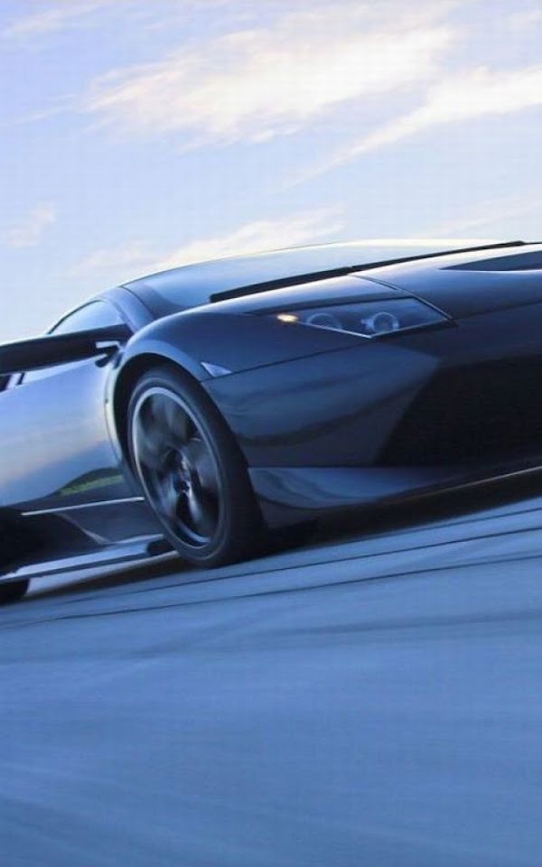 Black Lamborghini Super Sport Car  Android Best Wallpaper