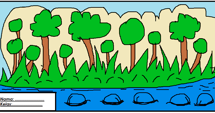 Panduan Belajar Komputer Untuk Anak: Contoh Gambar Paint ...