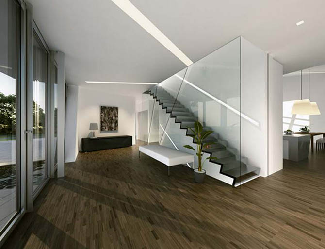 modern prefab staircases villa