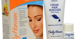 Lipstick N Bruises Sally Hansen Creme Hair Remover Kit For Face