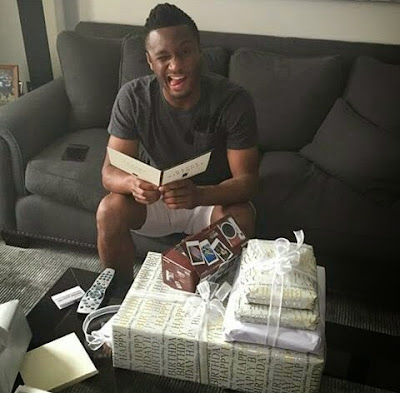 Mikel Obi's girlfriend celebrates her man as he turns a year older