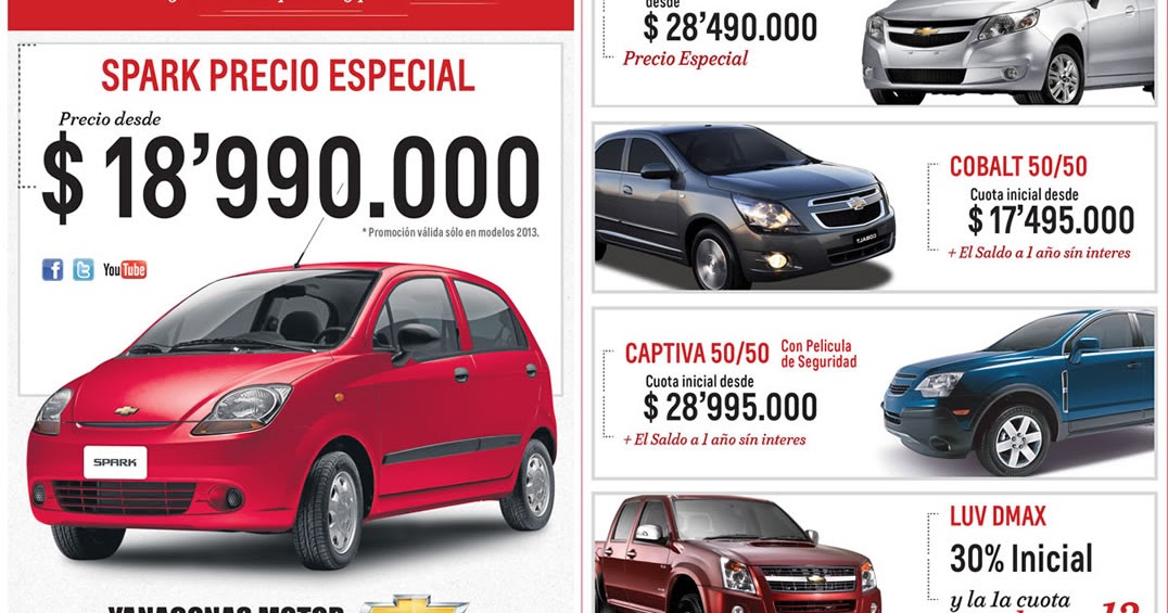 Yanaconas Motor Concesionario Chevrolet Carros Nuevos Carros