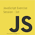 JavaScript Exercise Session 1st