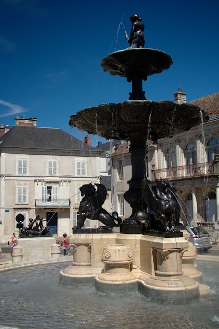 Black Stone Fountain