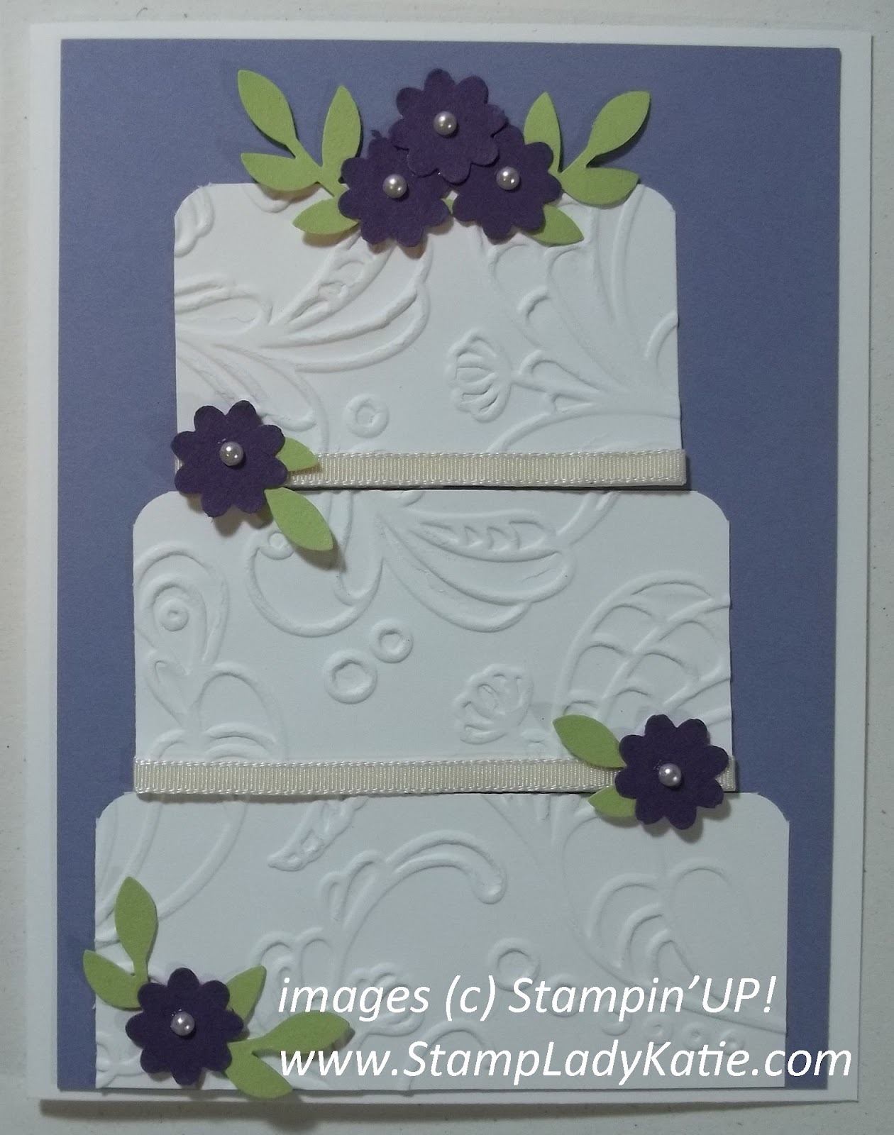 Embossed Wedding Cake