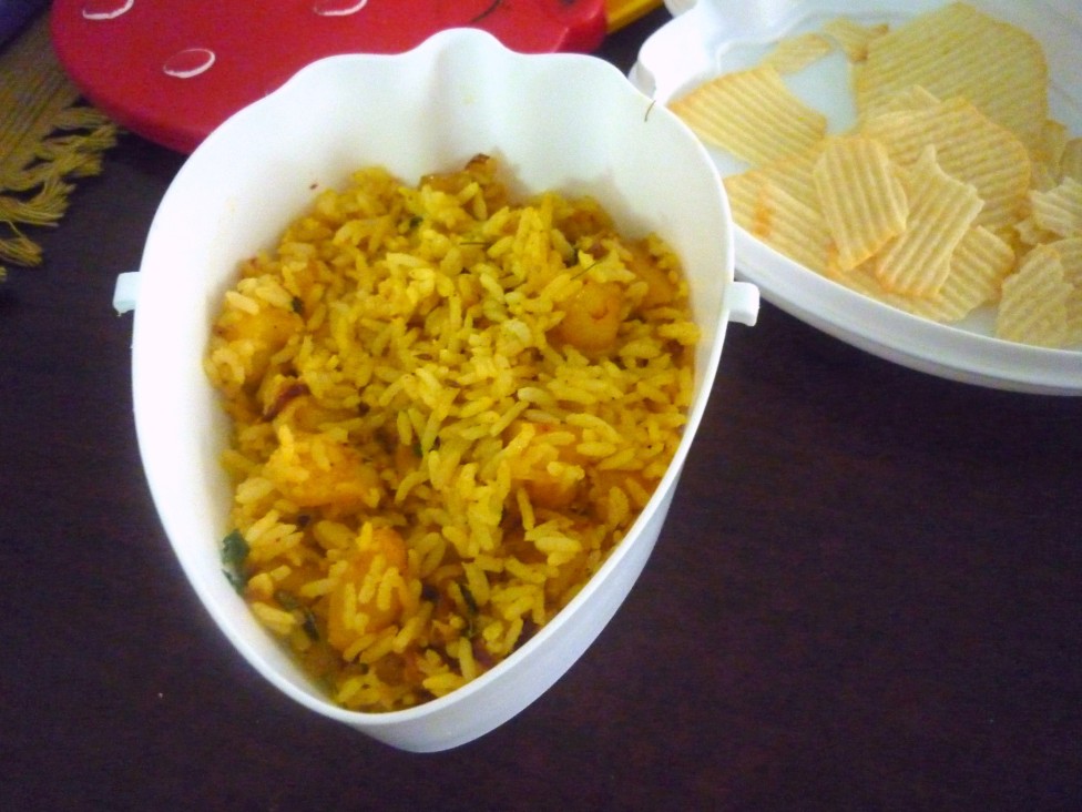 Aloo Rice Aloo Roast Rice Potato Rice Easy Lunch Recipes for Kids