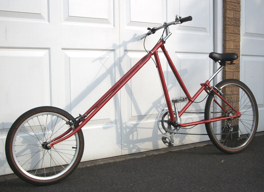 homemade bicycle chopper forks